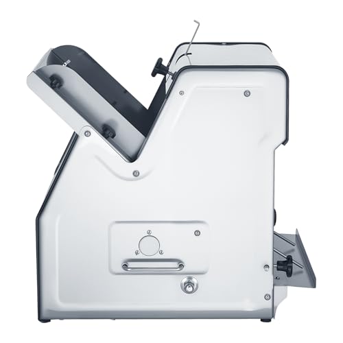 VEVOR Electric Bread Slicer, 370W 1680RPM Bread Slicing C, Stainless Steel Countertop Bread Cutter Machine for 12mm Slice Thickness, Commercial & Home Use for Bakeries Restaurants, 120V - size: Electric