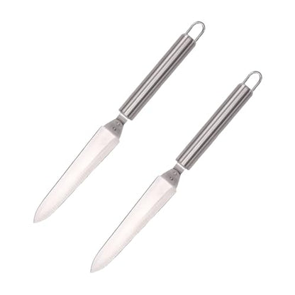 AYNEFY 2Pcs Honey Scraper, Stainless Steel Uncapping Knife Harvesting Equipment Beekeeping Bee Hand Tool for Professional Beekeeper