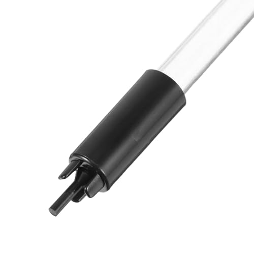 2pcs Bottle Filler Wands with Stop Valve for Wine and Beer Bottling, Black Food-grade Plastic Brewing Equipment for Homebrew Beverage Filling