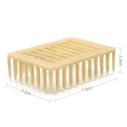 Queen Bee Cage 50pcs Beekeeping Plastic Queen Bee Marker Cage Clip Bee Catcher Beekeeper Beekeeping Tools Equipment White
