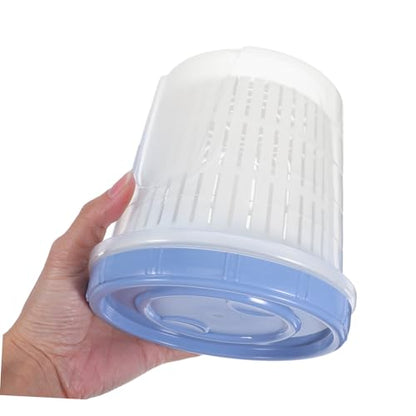Pickle Jar With Strainer: Plastic Pickle Container Leakproof Pickled Food Storage Container Juice Separator Jar For Olive Onions