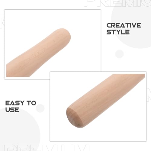 Sauerkraut Pounder - 8.46" Wood Cabbage Smasher Sauerkraut Stomper for Mason Jars Make Kimchi, Pickles, Vegetable Foods - Fermentation Crusher Tool