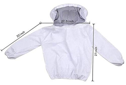 Professional Beekeeper Suit Outfit Include Protective Jacket Pants Gloves Scraper, Beekeeping Suit Protective with Veil Hood for Bee Keepers - color: Package A
