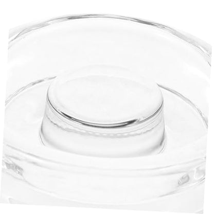 Healifty Wide Mouth Fermentation Glass Weight Heavy Stone for Home Canning 1 Piece for Pickling Vegetables and Fermenting Reusable Compatible Mason Jars