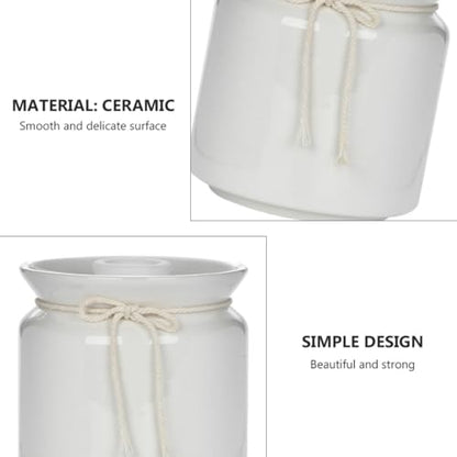 Uonlytech Ceramic Sealed Jar 500Ml Pickle Storage Container Airtight Fermentation Crock for Kimchi Sauerkraut Home Kitchen Use