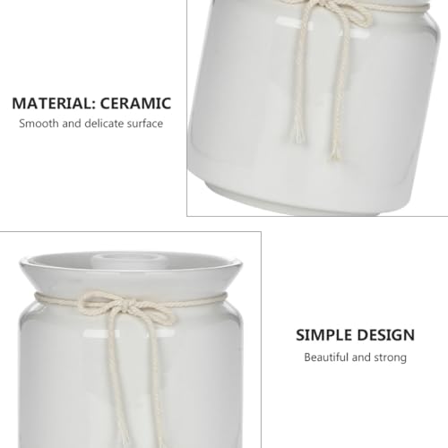 Cabilock Ceramic Sealed Jar 500Ml Pickle Storage Container with Airtight Lid Food Storage for Kitchen and Fermentation