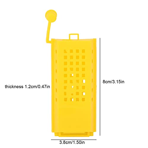 Queen Bee Catcher, 10PCS Queen Bee Cage Queen Bee Cage Catcher Clips Queen Rearing Kit Beekeeping Supplies Rearing Cup Kit Transporting Catcher Insectary Box Beekeeper Equipment
