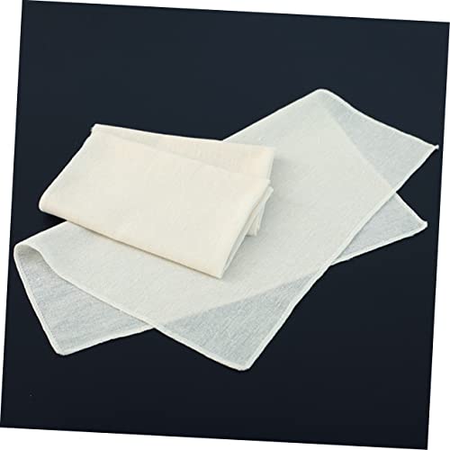 10pcs Unbleached Cotton Cheesecloth for Cooking Cheese Making Straining Professional Reusable