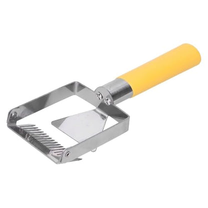Stainless Steel Uncapping Fork, Ergonomic Plastic‑Handle Honey Scraper Tool for Beekeeping Honey Extraction