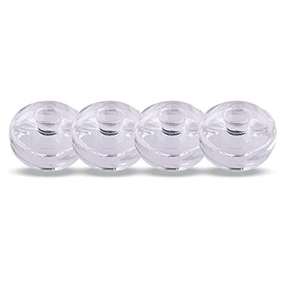 Eleganttime 4 Pack Easy Grip Handle Glass Fermentation Weights Great Mason Jar Wide Mouth Canning Fermenting Pickling Sourkrout Kraut Weight Fermentation Kit - color: Glass Weight with grip-4pcs