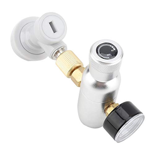 16g Regulator CO2 Charger Kit Gas Disconnect Stainless Steel Beer Kegerator Home Draft Beer Bottle Homebrew Accessories(0-60PSI)