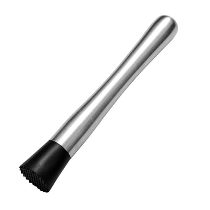 10 Inch Stainless Steel Muddler for Cocktails, Long Handle Durable Material, Bar Tool for Making Mojito and Fruit Drinks - color: 1pack-b