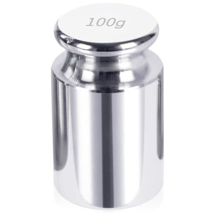 QP Calibration Weights, 100 Gram OIML Class M1 High Precision Scale Weights, Stainless Steel Gram Weights, Chrome Finish, Scale Calibration Weights for Digital Scale, Kitchen Scale, Pocket Scale - size: 100g