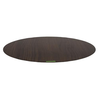 Restaurantware Cater Tek 13.8 Inch Charcuterie Boards 10 Faux Wood Cheese Boards - Round Stackable Dark Paper Cardboard Charcuterie Boards Disposable For Serving At Catered Events - color: Dark, size: 13 3/4"