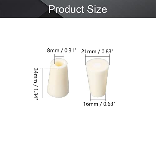 Othmro 10pcs Silicone Stopper Carboy Airlock Stopper with 20mm/0.79" Hole Silicone Plugs White for Homebrewing Beer Kombucha Airlock Stopper - size: 10pcs 20mm/0.79"