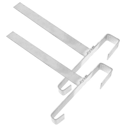 jojofuny 2pcs Stainless Metal Apiary Frame Holder Stand Beekeeping Frame Perch Support Tool for Hive Spacing and Beekeeper Supplies