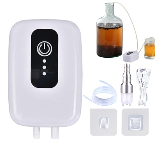 Auto Wine Siphon, Self Priming Transfer Pump, 4.57x2.76in Bottling Tool with Food Grade Build, Brewing Kit, Beverage Pump with Detachable Design, Liquid Transfer for Beer Cider