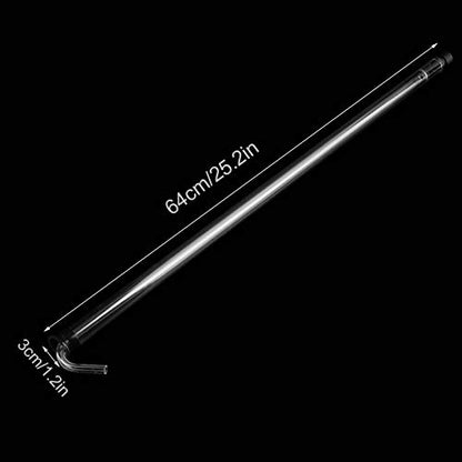 Auto Siphon, Beer Wine Siphon,Siphon Racking Cane, Beer Wine Transfer, Wine Making Kit, 64cm Auto Siphon Racking Cane for Beer Wine Bucket Carboy Bottle with Tubing Plastic