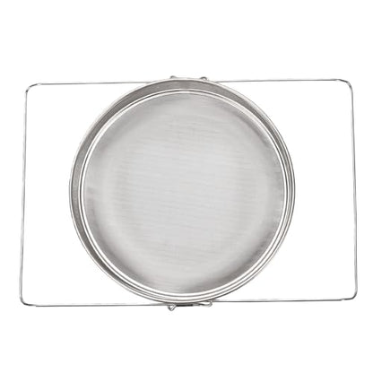 Stainless Steel Honey Strainer, Double Layer Sieve Honey Filter for Beekeeping, Telescopic Bucket Strainer with Fine Mesh