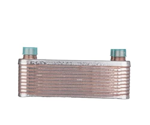 Female Thread Plate Wort Chiller Version 20 Plates Wort Chiller x 1/2" NPT Garden Hose Thread Plate Heat Exchanger Stainless Steel 304