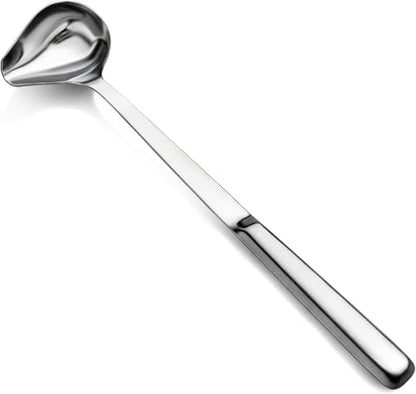 New Star Foodservice Hollow Handle Notched Serving Spoon, Stainless Steel, 1-oz Gravy Soup Ladle, 12.5-Inch, Silver - size: 1-oz Gravy Soup Ladle (12.5-Inch)