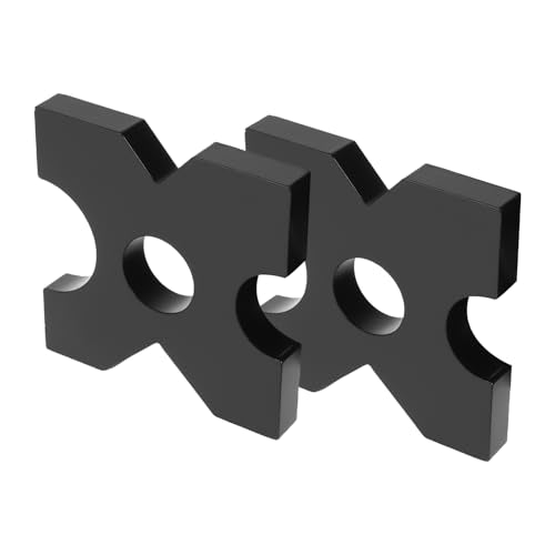 Arbor Press Plate, 1 Pair 7.09'' x 7.09'' x 1'' H-shape Hydraulic Shop Press Plate 20Ton Metal H Frame Hydraulic Shop Press Plates for Workshops Factories & Production - size: 7.09'' x 7.09'' x 1''