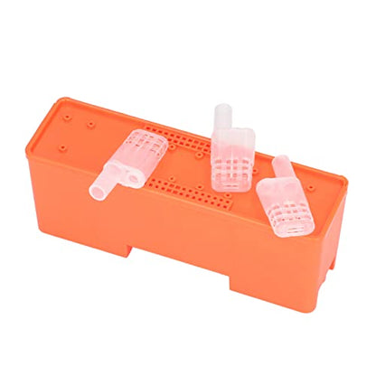 20 Pcs Queen Bee Cages Plastic Transporting Catcher Non-Grafting Beekeeping Queen Cage Beekeeping Rearing Cup Kit for Indoor Home Outdoor