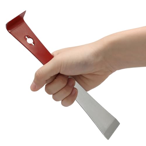 Hitefu 2 Pack Stainless Steel Bee Hive Scraper Tool, 10.5" Frame Lifter & Scraper for Beekeeping Equipment - style: Flat Head