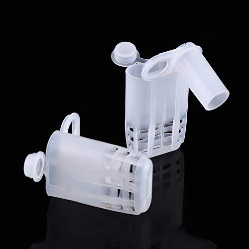 WALFRONT Queen Bee Cages 10pcs Set Plastic Isolator Rearing Cages with Large Opening Secure Clip for Beekeeping Rearing Tools Insectary Box