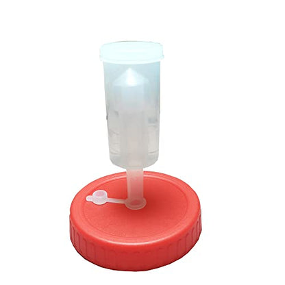 TopHomer Fermentation Lid Plastic Fermenting Lid Air Lock Fermenter Burp Lid for Making Kimchi, Ginger Carrots, Hot Sauce, Sauerkraut, Pickle(Red) - color: Red