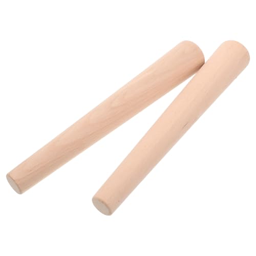 Ipetboom 2pcs Wooden Pestle Sauerkraut Pounder Fermentation Jar Tamper Pickled Vegetables Press Fermenting Food Tool Kitchen Food Masher Stick 11.79 Inch