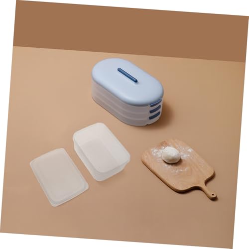 SOLUSTRE Crisper Box Airtight Bread Container Box Lid for Office Lunches Outdoor Picnics - color: Multi
