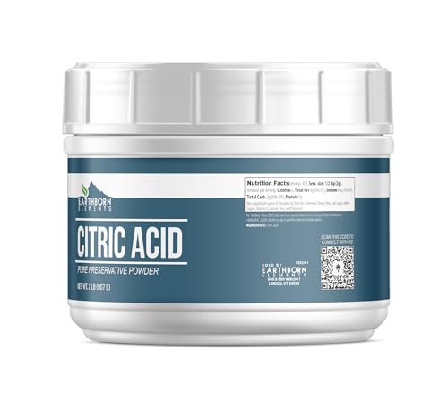 Earthborn Elements Citric Acid, Food Safe, Preservative & Cleaner (2 Pound) - size: 32 Ounce (Pack of 1)