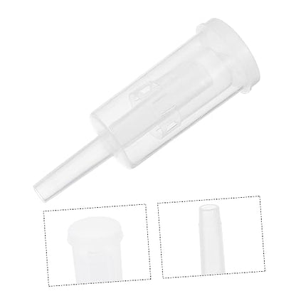 LABRIMP 2pcs Plastic One-way Valves for Home Brewing Three-piece Check Valve for Wine and Juice Fermentation Airtight Design