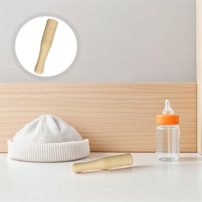 Cabilock Solid Wood Muddler 5.51 Inch Natural Wooden Pestle Grinding Rod Ergonomic Handle for Cocktails Sauces Purees and Baby Food Preparation