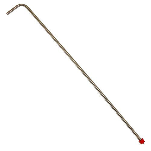 Curved Racking Cane: 27" Long / Stainless Steel / 3/8" Tubing
