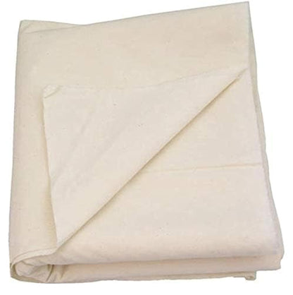 AK TRADING CO. Muslin Fabric/Textile Unbleached - Draping Fabric - Natural 5 Yards Medium Weight - 100% Cotton (63in. Wide) - color: Natural Unbleached, size: 5 Yards