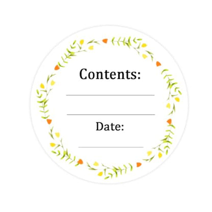 Dissolvable Canning Labels for Mason Jars,1.5 Inch Dissolvable Food Stickers Removable Freezer Food Date Labels for Food Containers(Pack-200) - size: 1.5 inch