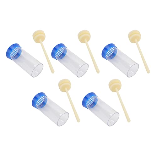 5Pcs Queen Marking Cage, Lightweight Bees Queen Bottle Marker, Queen Plunger Beekeeper Tools for Beekeepers, Gardening, Potted Plant
