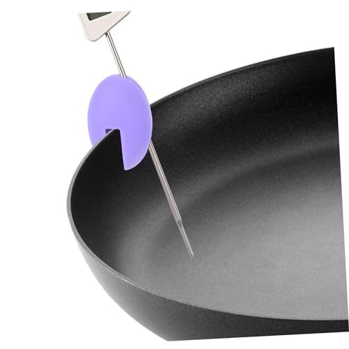 Silicone Probe Clip Kitchen Utensil for Accurate Cooking Measurement for Frying Candy Making and BBQ Heat Resistant Pot Clip