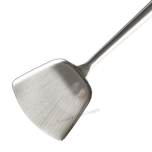 Sunrise Commercial Grade Wok Spatula/Ladle (#L Shovel (18.75"L)) - size: #L Shovel (18.75"L)