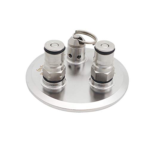 3"Tri Clamp Fermenters ball lock post Convert Lid with Gas Post Beer Post PRV,Fermentasaurus Pressure,Homebrew Kegging fermentation Equipment