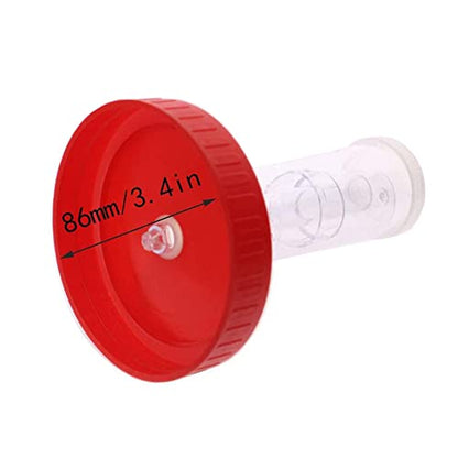 TopHomer Fermentation Lid Plastic Fermenting Lid Air Lock Fermenter Burp Lid for Making Kimchi, Ginger Carrots, Hot Sauce, Sauerkraut, Pickle(Rose red) - color: Rose Red