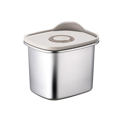 Stainless Steel Food Storage Containers with Airtight Lids Set, Leakproof Meal Prep Containers, Airtight Kimchi Containers Reusable, Stackable/Oven/Dishwsher/Freezer Safe 600ML