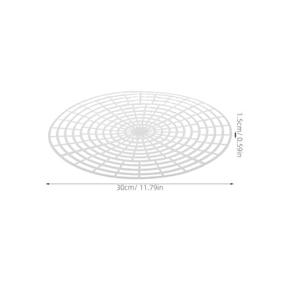 2pcs Plastic Pickling Mesh Plate: 12" Vegetable Fermentation Press for Canning Jars - Fermenting Tamper Tool for Kimchi Sauerkraut Pickled Chili - size: 30.00X30.00X1.50CM