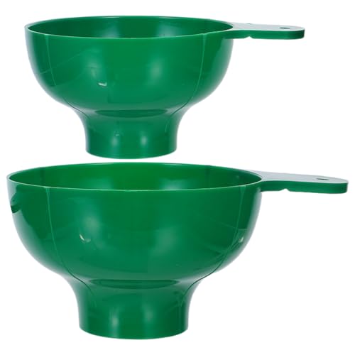 Amosfun Wide Mouth Funnel Set for Mason Jars Kitchen Funnels for Filling Bottles Seasoning Jam Oil Wine and Dry Ingredients Plastic Large Mouth Funnel for Home Use