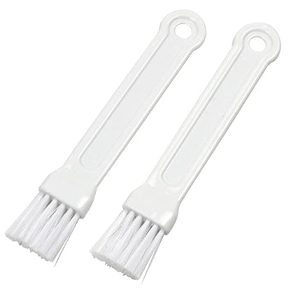 Chef Craft Select Plastic Mini Pastry Brush, 7 inches in length 1 inch width 2 piece set, White - size: 7 inches in length 1 inch width 2 piece set