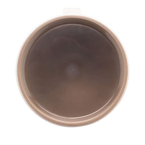 G.E.T. CR-0120-T-EC Round Food Storage Crock w/ Lid, 1.2 Quart, Tan (Set of 4) - color: Tan, size: 1.2 quart, style: Set of 4