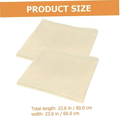 2pcs Multi-function Cheese Cloths Reusable Straining for Cheese Making Tofu and Cooking Kitchen Filter Cloths for Oil and Yogurt Draining