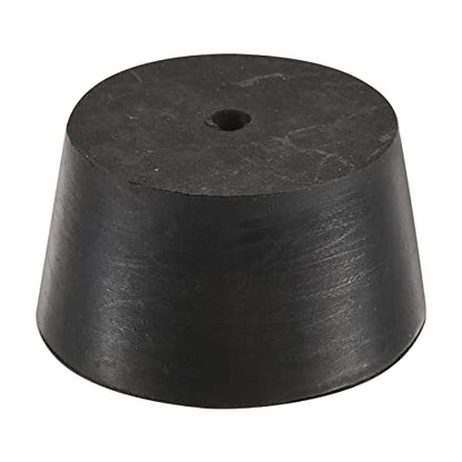 MECCANIXITY Rubber Tapered Plug 42mm to 50mm with Hole Test Tubes Bungs Stopper Black for Lab Home - size: 42mm - 50mm